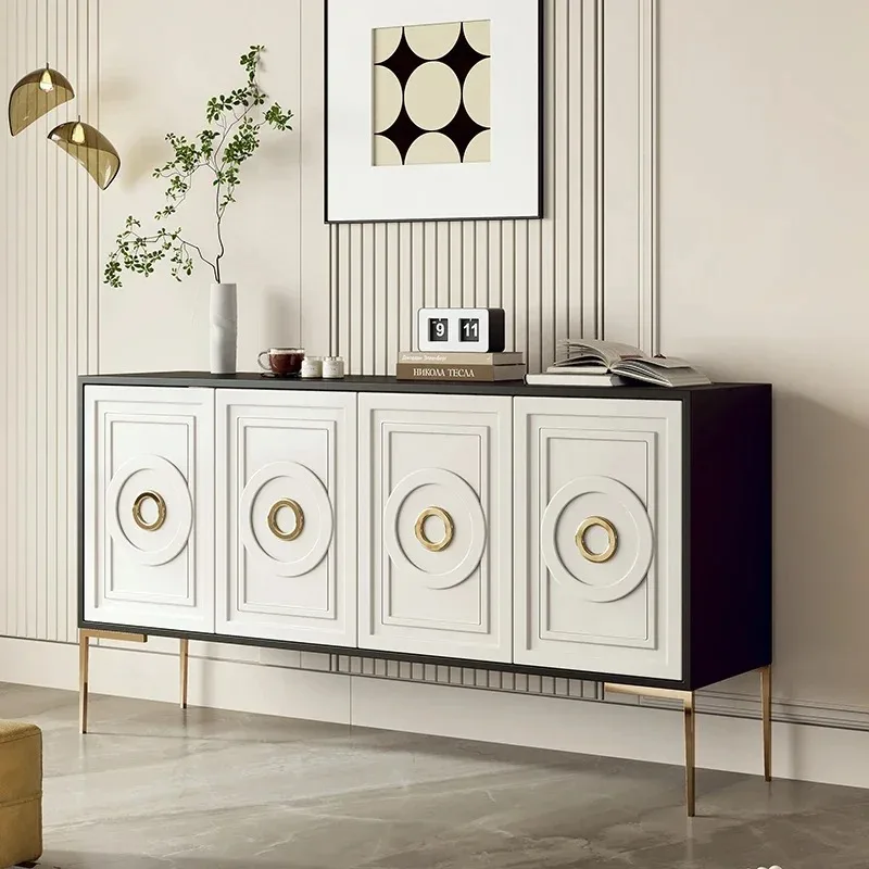 Vintage Luxury Shoe Cabinets Modern Display Shelf Organizers Mobile Shoe Cabinets Professional Simple Sapateira Salon Furniture