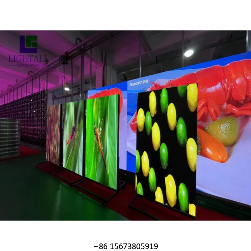 P1.86 P2 P2.5 P3 Portable Poster Screen Slim Digital Advertising Player Poster Led Screen Display for Advertising