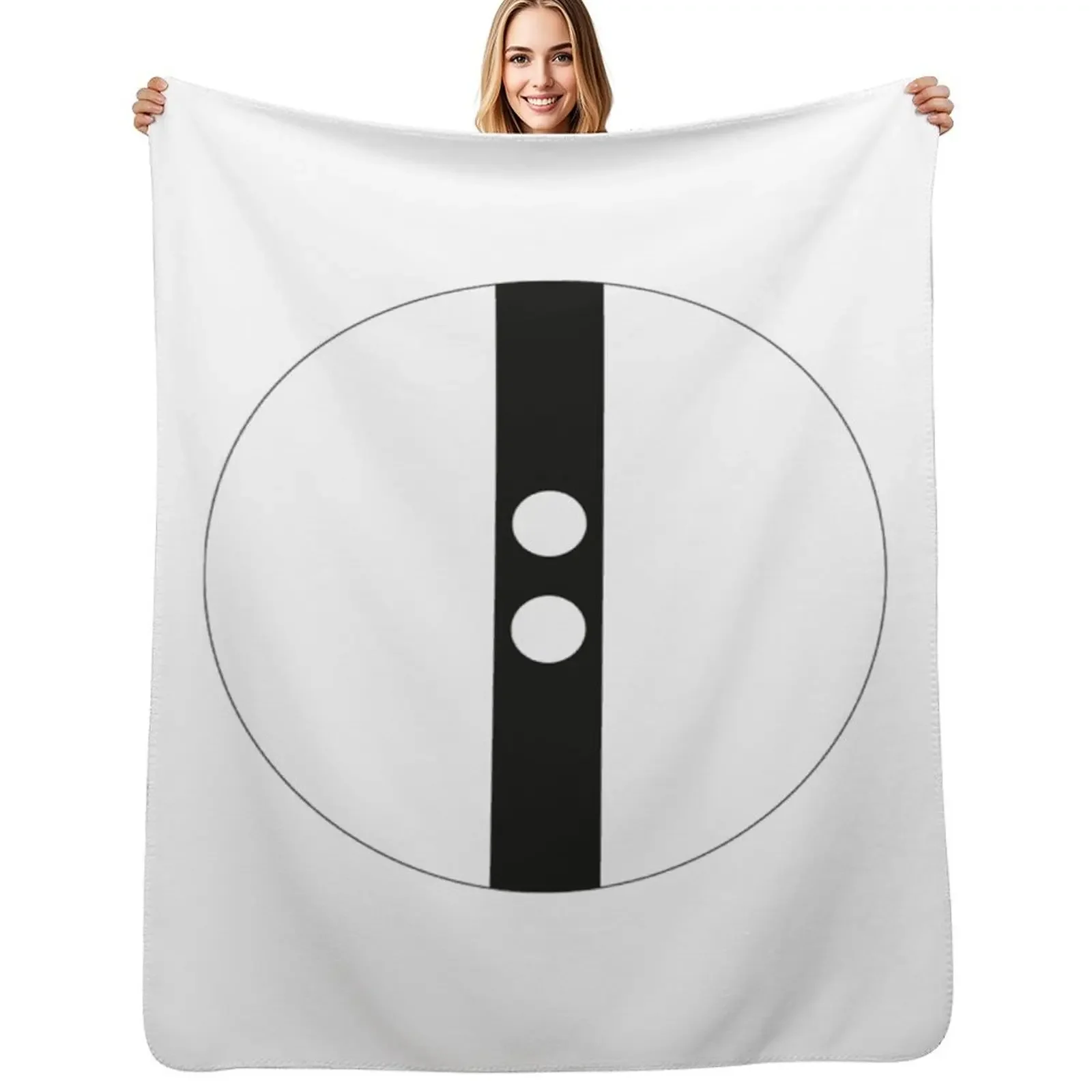 One-One - Infinity Train Throw Blanket Faux Fur Soft Warm Blanket for Bed