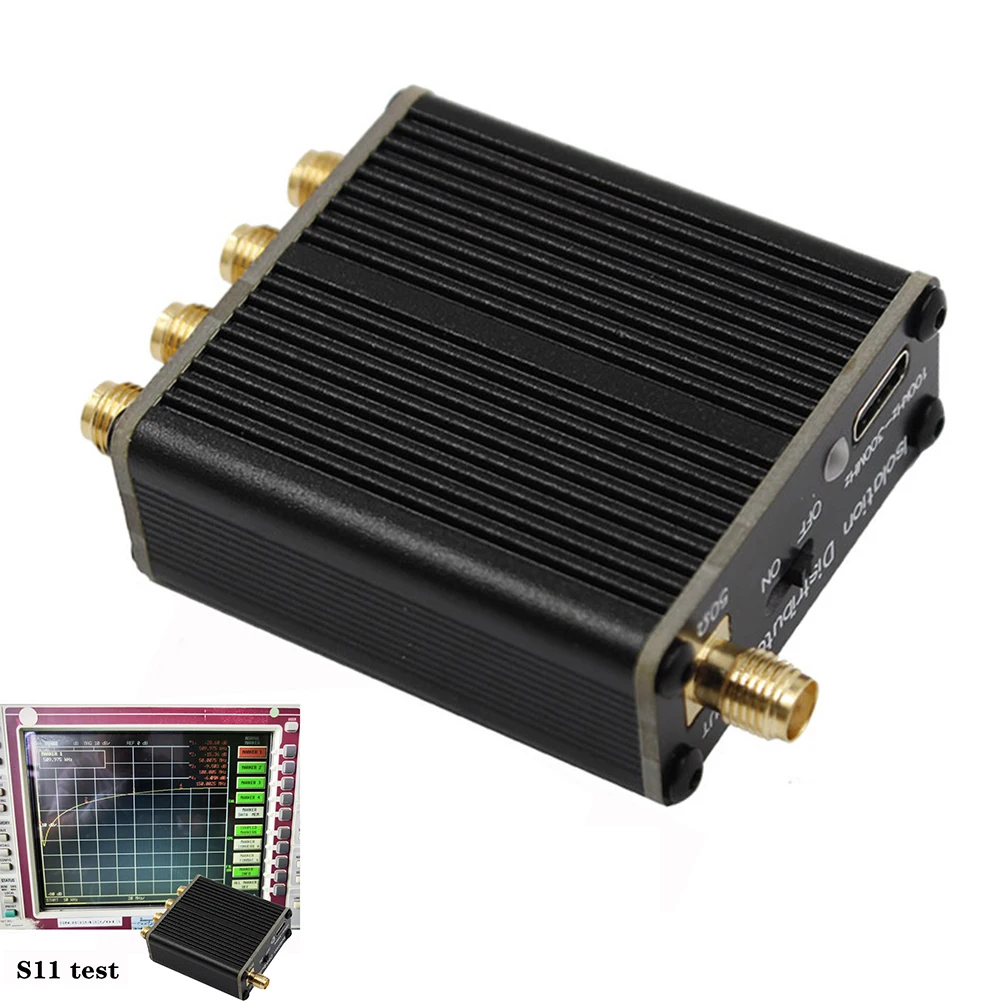 Active RF Isolated Distributor SDR GPSDO Signal Source RF Distribution Device 100kHz To 150MHz for RF Signal Radio Antenna