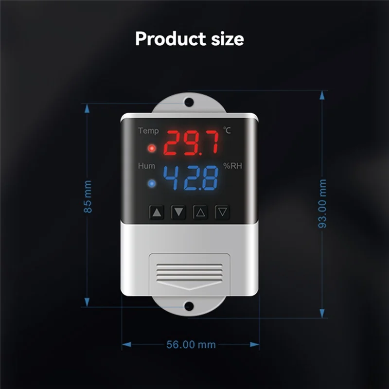 ترموستات واي فاي ذكي DTC3200 لاسلكي مع مستشعر SHT20 للتحكم في درجة الحرارة لأحواض السمك المنزلية