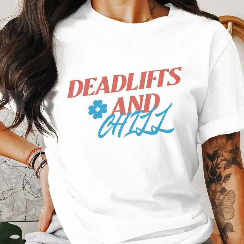Deadlifts And Chill Workout T Shirt For Bodybuilder Anabolic Apparel G