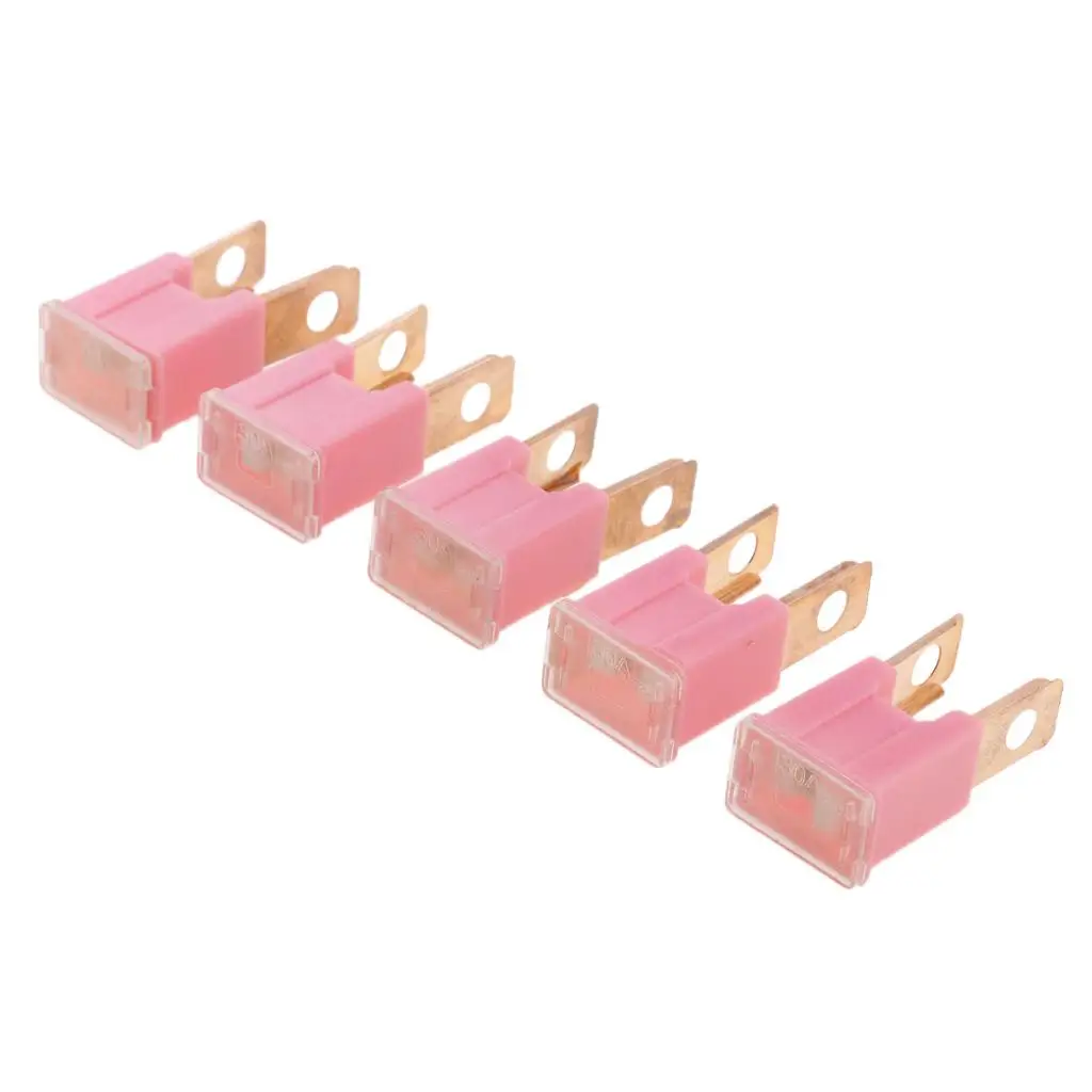 Inline Standard PAL Fuse Set Male Straight Blades Box Shaped Car Fuses for Automotive Vehicle Protection