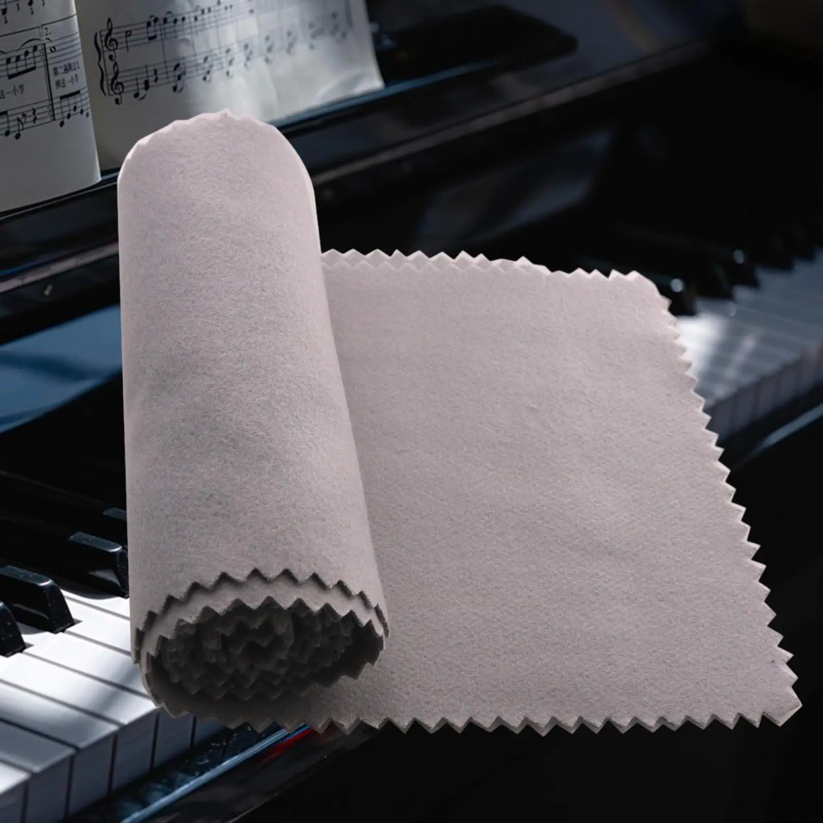 Piano Keyboard Cover Soft Texture Key Cover Cloth for Digital Piano Upright Piano Grand Piano 88 Keys Electronic Keyboard