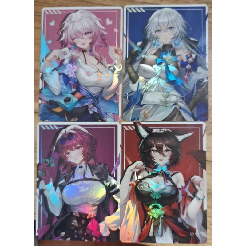 Japanese Anime Goddess Story Nakano Yotsuba Nakano Miku Nino Collectible Cards Christmas and Birthday Gifts Children's Toys