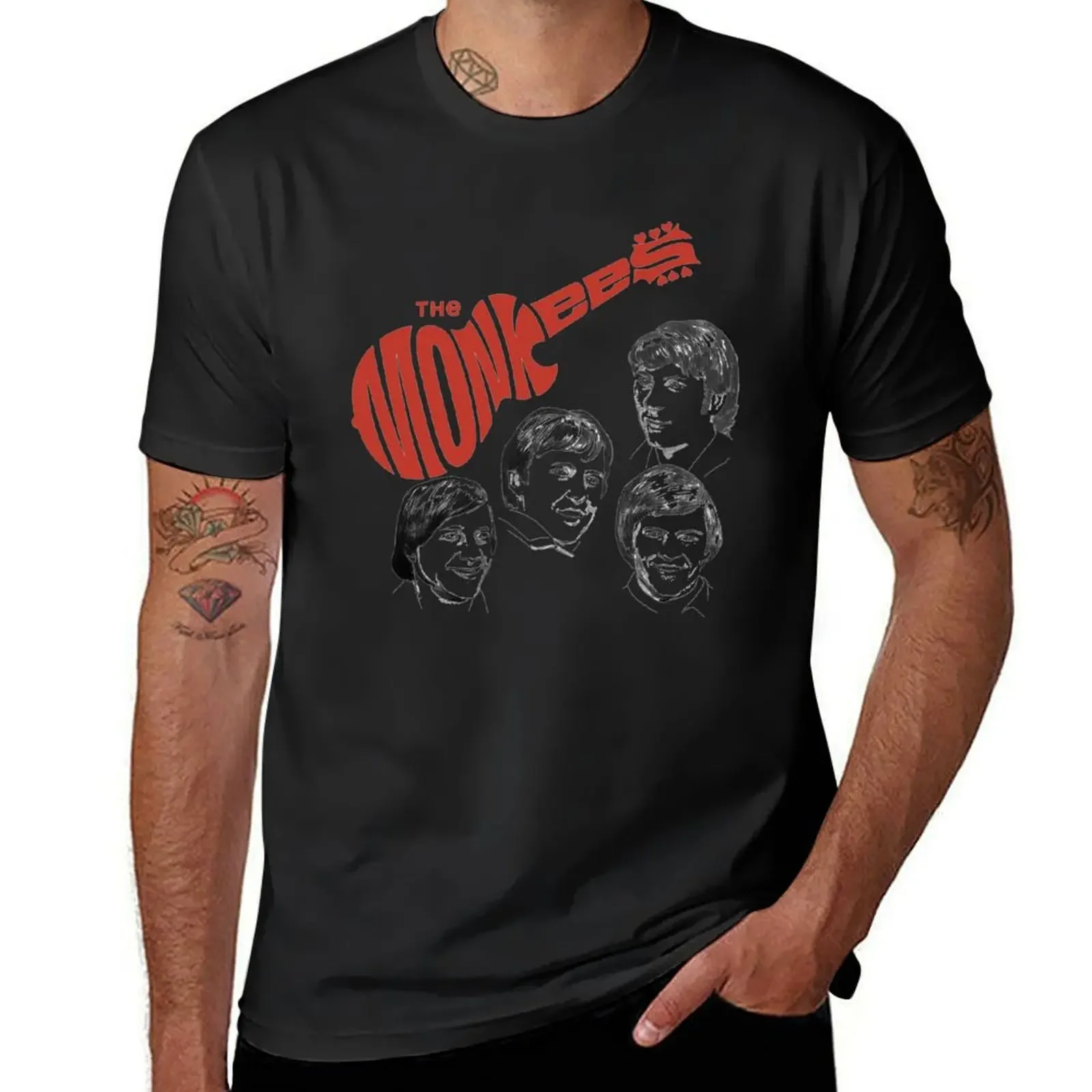 

Monkees T-Shirt summer clothes graphic t shirt vintage mens t shirt graphic