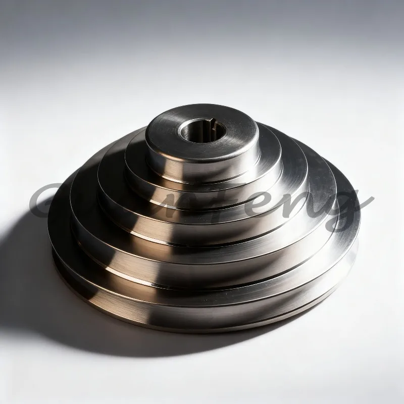 Bench drilling machine accessories pulley Z4116 drilling and tapping machine aluminum belt plate A type pagoda wheel