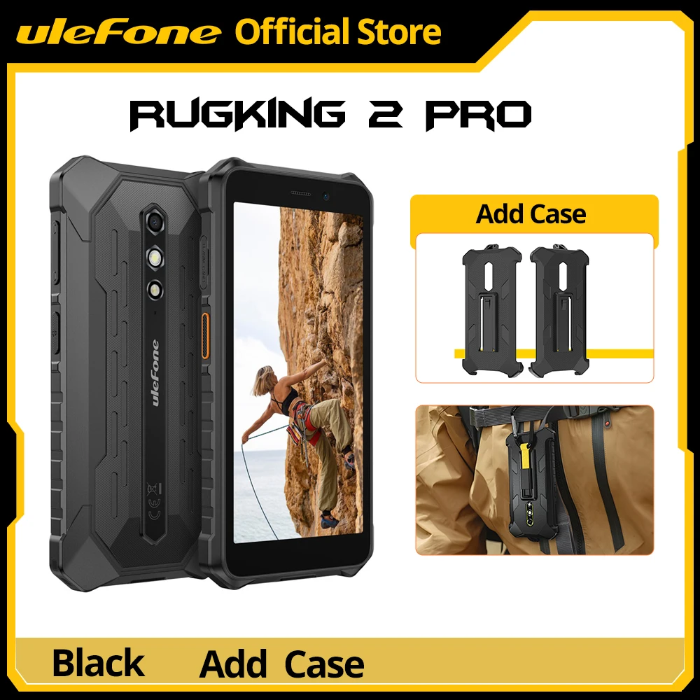 【Wereldpremière】Ulefone RugKing 2 Pro AI robuuste telefoon Android 15 4G 128GB ROM waterdichte smartphone NFC 5,45" 4G Global 4550mAh