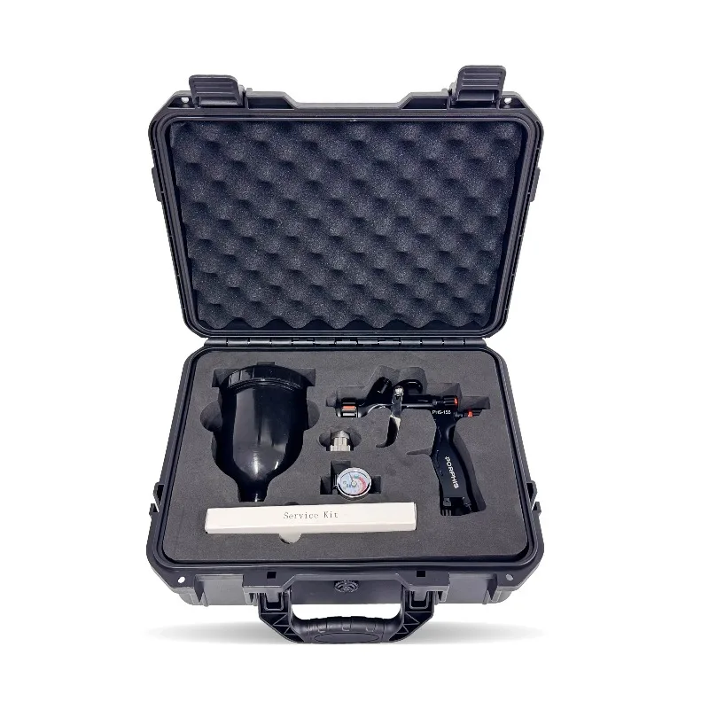 PHS-155 Professional Spray  Kit w/ Premium Case - 1.3mm Nozzle for Automotive, Wood & Metal Painting Coating Project