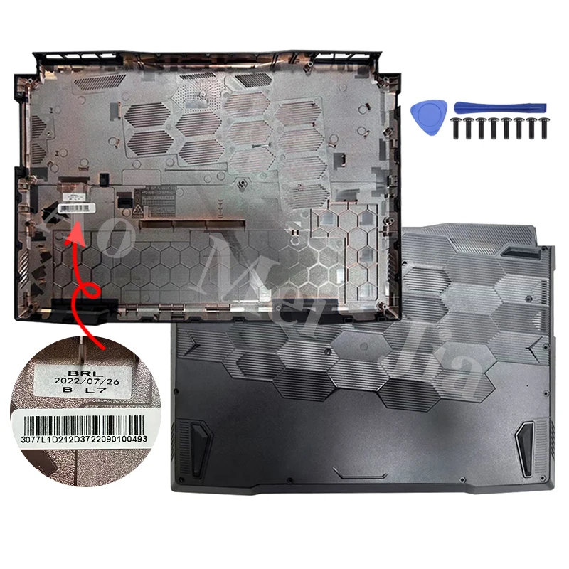 Laptop Case For MSI GL76 MS-17L1 MS-17L2 Notebook Screen LCD Back Cover Front Frame Hinges Palmrest Bottom Laptop Accessories