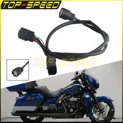 6 Pin Quick Connector Disconnect Plug Extension Cable Wire Harness Patrs For Harley Touring Ultra Limited Road Glide 2014-2023