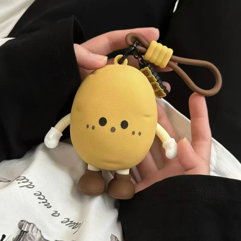 

Funny Portable Potato Phone Bag with Zipper Soft Vegetable Coin Purse Crossbody Bag Kawaii Mini Earphone Bag Travel
