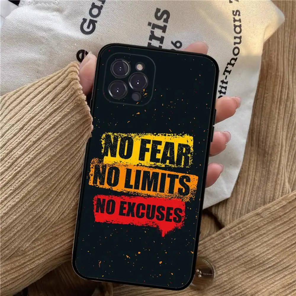 Gym Fitness Bodybuilding Phone Case For iPhone 15 14 11 12 13 Mini Pro XS Max Cover 6 7 8 Plus X XR SE 2020 Funda Shell