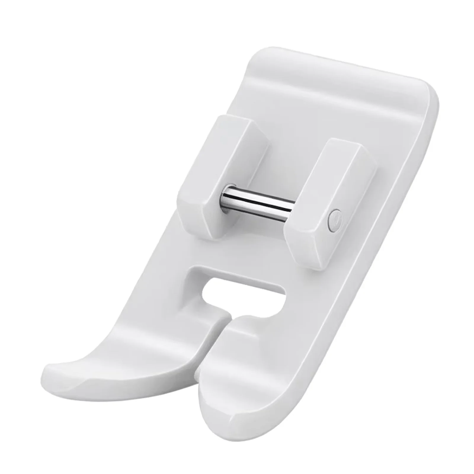 Prensatelas de plástico antiadherente en Zigzag para máquina de coser, accesorio de vástago bajo a presión para Singer, Brother, Janome, Juki, Babylock