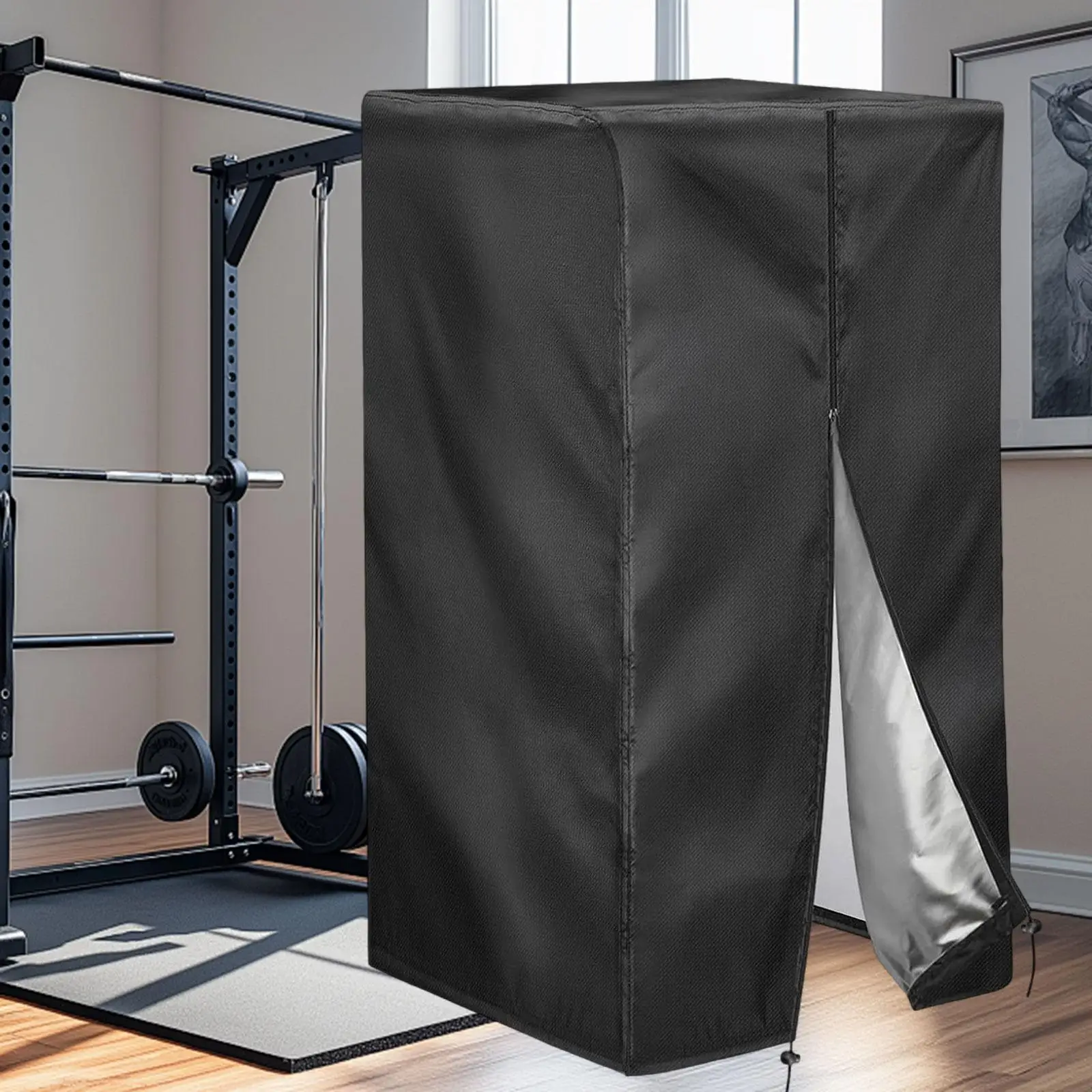 

Pull up Bar Cover Drawstring Closure Practical Gym Equipment Dustproof Cover
