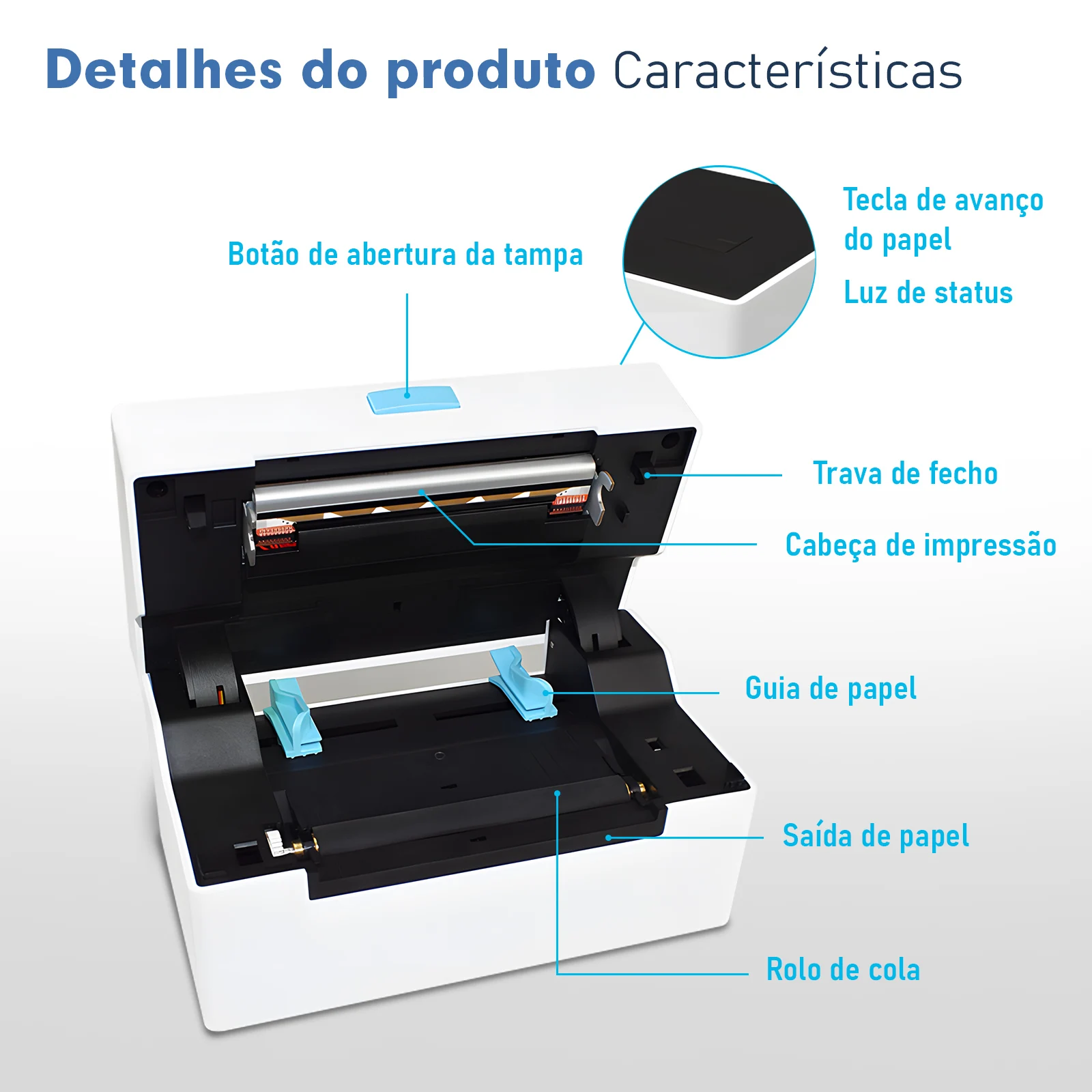 Impressora Térmica Portátil,Impressora De Etiquetas Adesivas,Impressora,impressora Termica,Etiquetadora Impressora Portátil