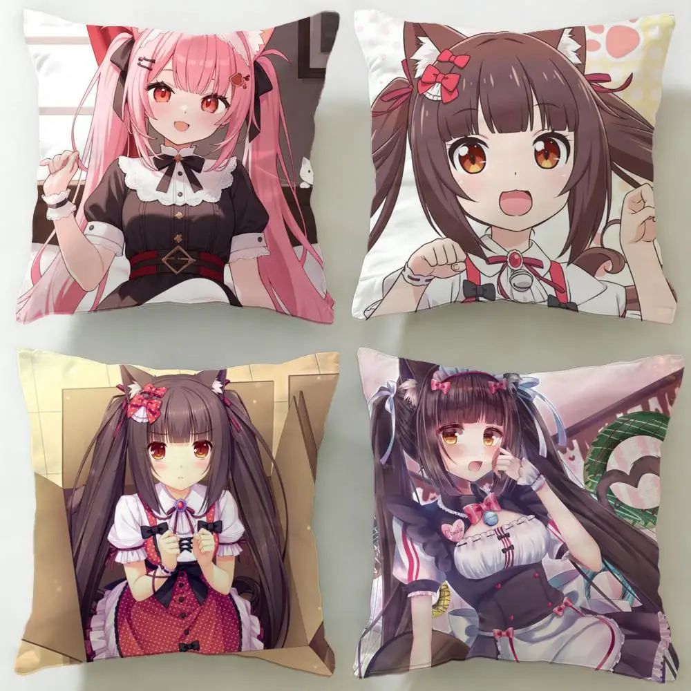 

Популярная наволочка для подушки Nekopara, мягкая и легко моющаяся – универсальная для дивана, кровати, путешествий и офиса