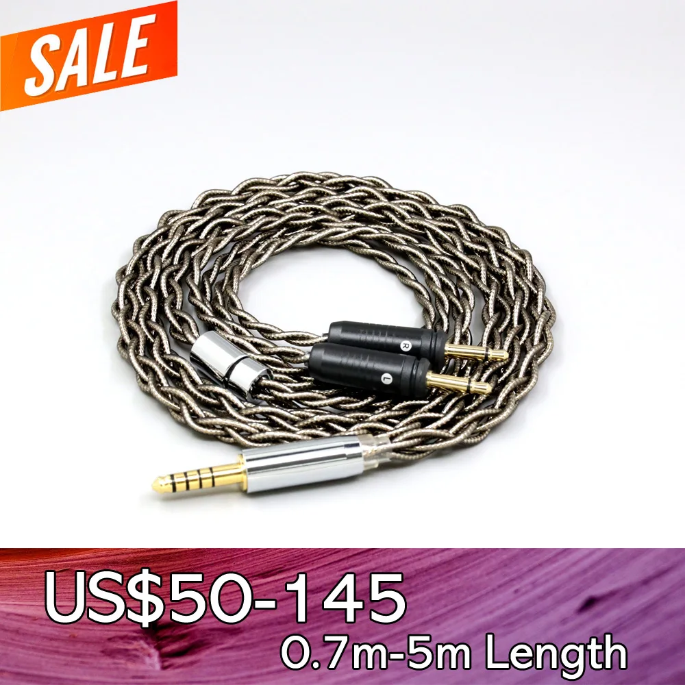 99% Pure Silver Palladium + Graphene Gold Earphone Cable For Focal Clear Elear Elex Elegia Stellia Celestee Radiance LN008259