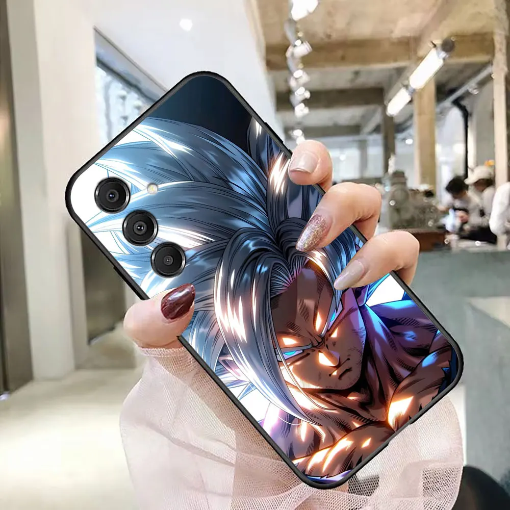 D-Dragon Ball Goku Super Saiyan Cover Phone Case For Samsung A07 A06 A05S A04 A03S A12 A13 A24 A30 A50 NOTE 10 20 M33 M53 Capa