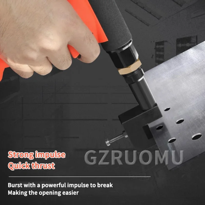 

Handheld Hydraulic Punching Pliers Pneumatic Hole Puncher Iron Sheet Aluminum Metal Stainless Steel Quick Punching Tool 3.2-12MM
