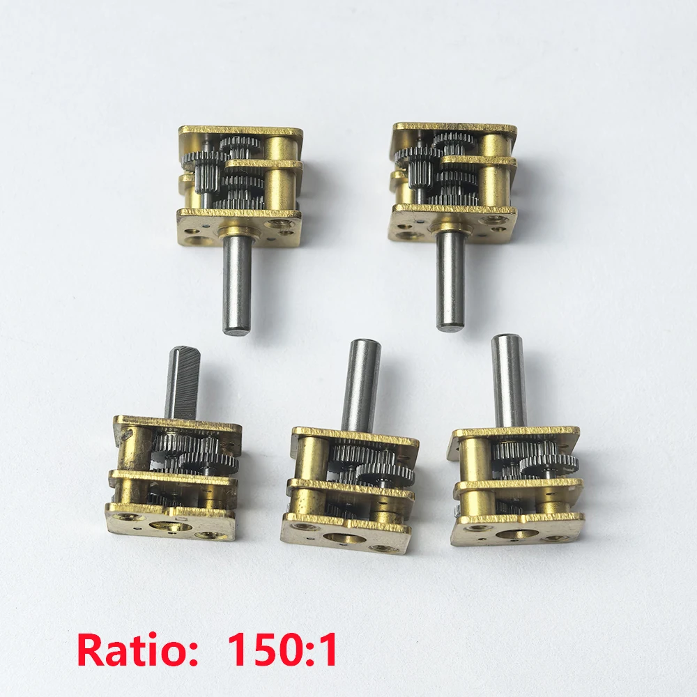 5pcs N20 Geared Motor 1:150 Ratio All Metal Gear Reducer DIY Motor Parts