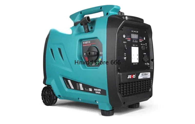 Gasoline 220v household small silent digital frequency conversion