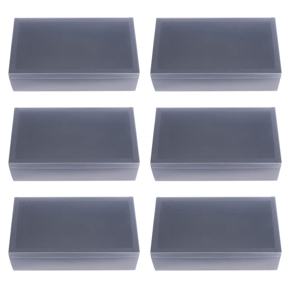 

6 Pcs Packaging Boxes 18x12.2x5x5cm Kraft Drawer Paper Cases Tea Candy Storage Gift Packing Cases Decor Box