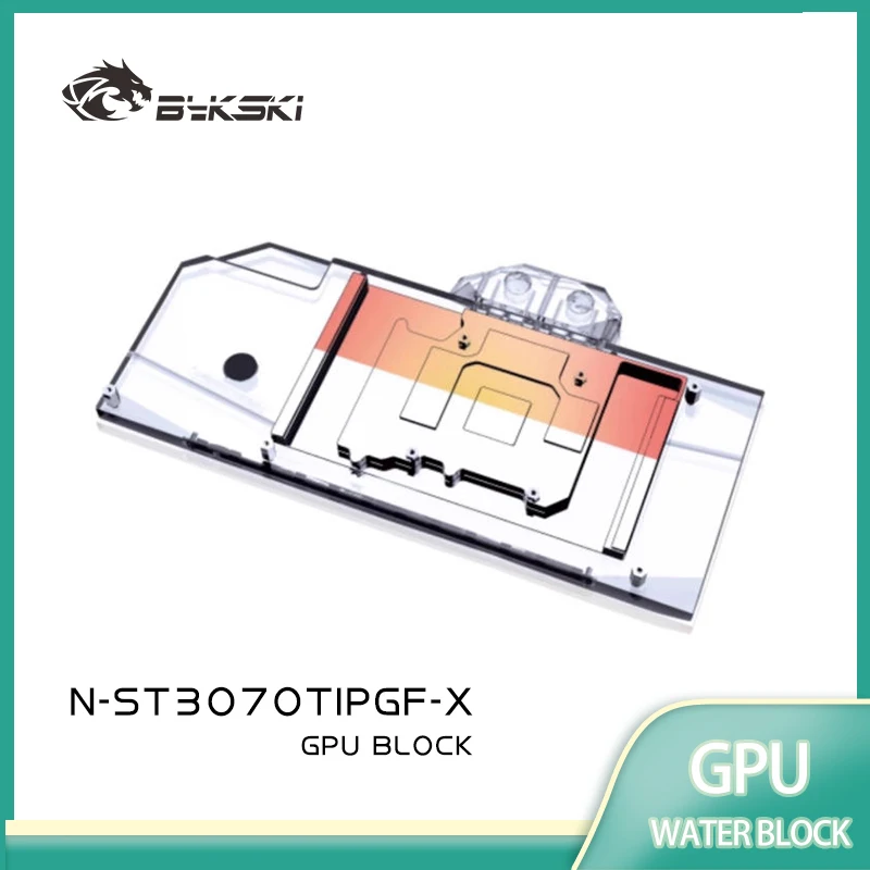 Bykski N-ST3070TIPGF-X GPU Water Block for Zotac RTX3070TI /3060TI/3070 8GD6 PGF OC Graphics Card / Copper Radiator Block