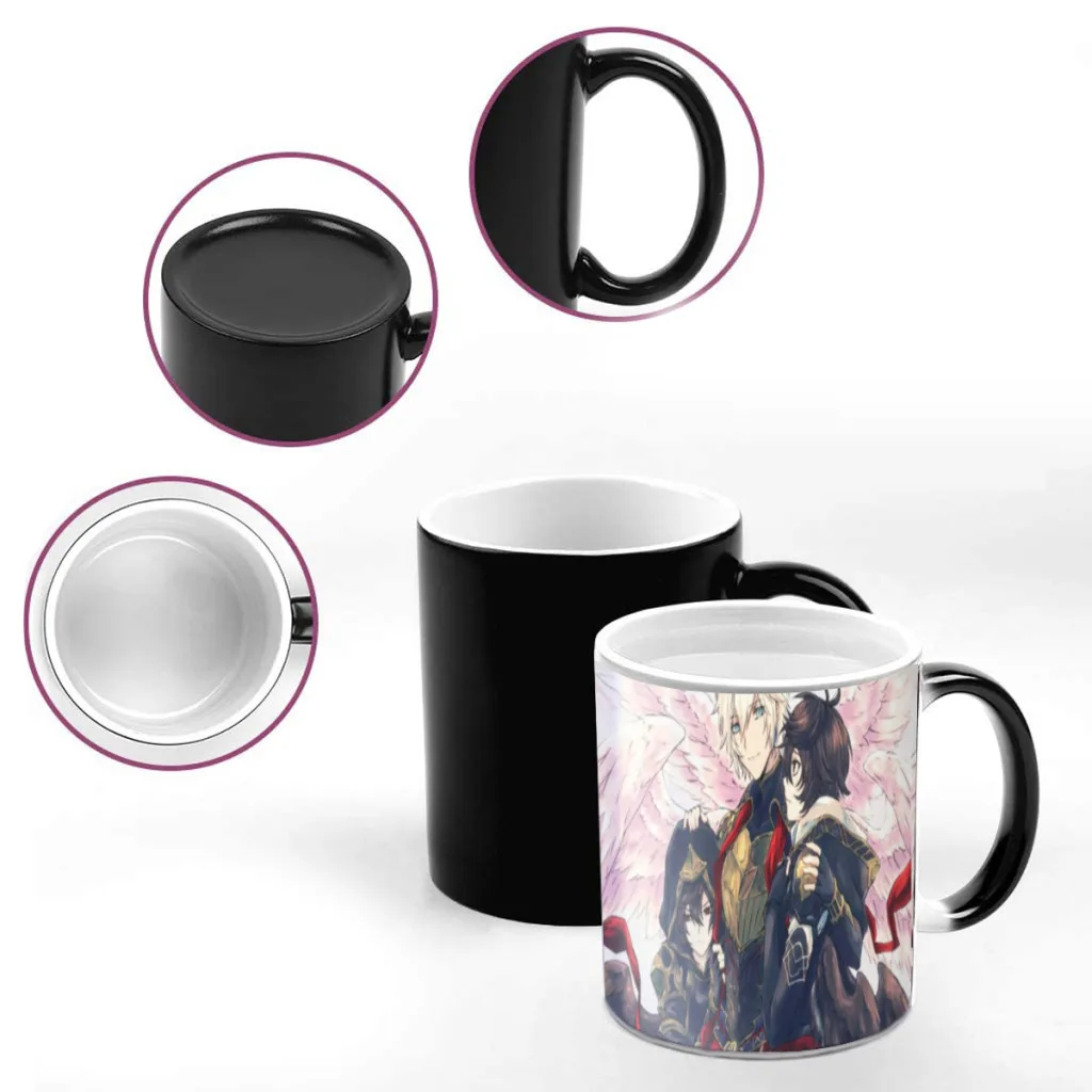 Anime Azur Lane One Piece Coffee Mugs And Mug Creative Color Change Tea Cup Ceramic Milk Cups Novelty Gifts