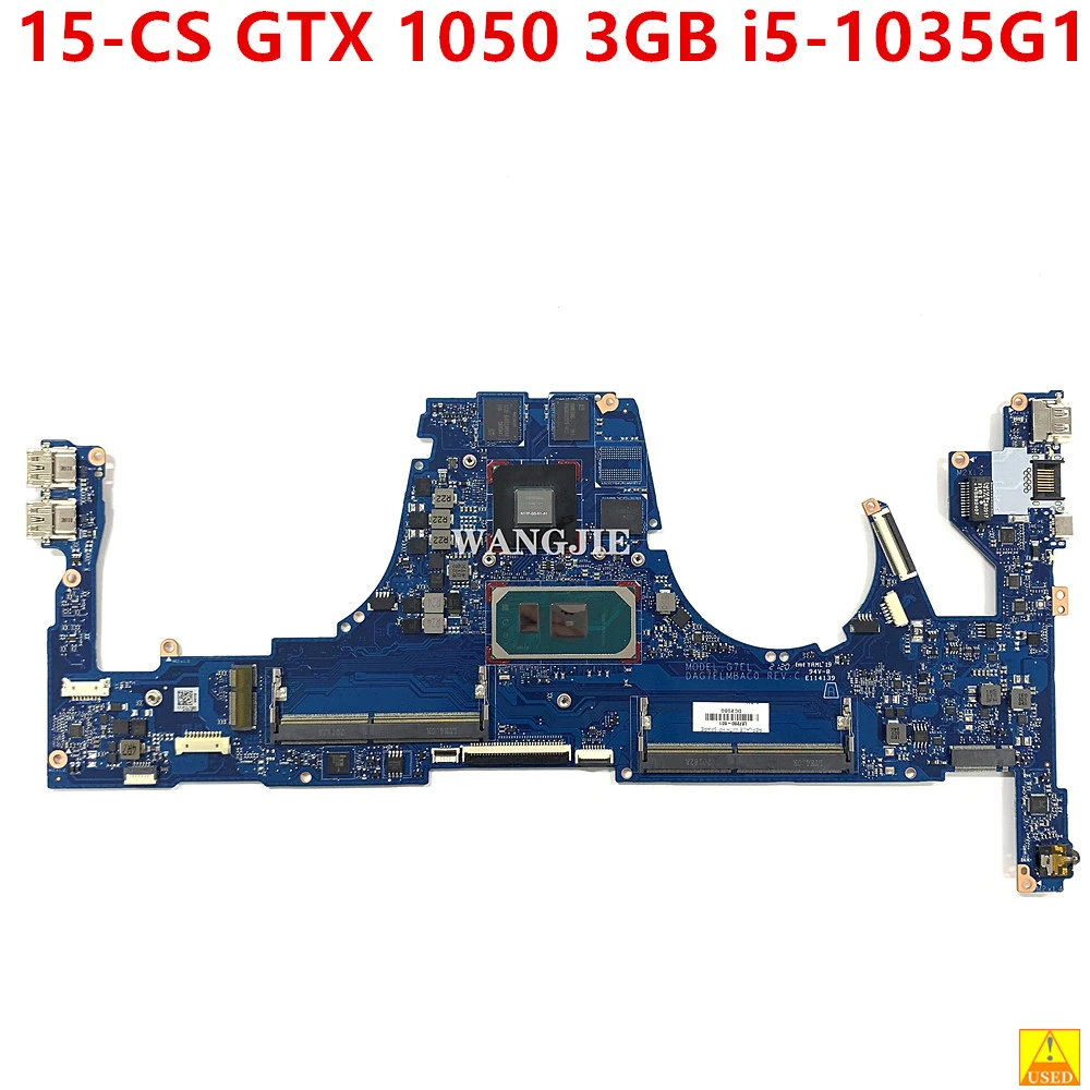 Pavilhão Laptop Motherboard 15-cs3011la 15-cs L67280601 L67280001 Gtx1050 3gb I51035g1 Dag7elmbac0 hp