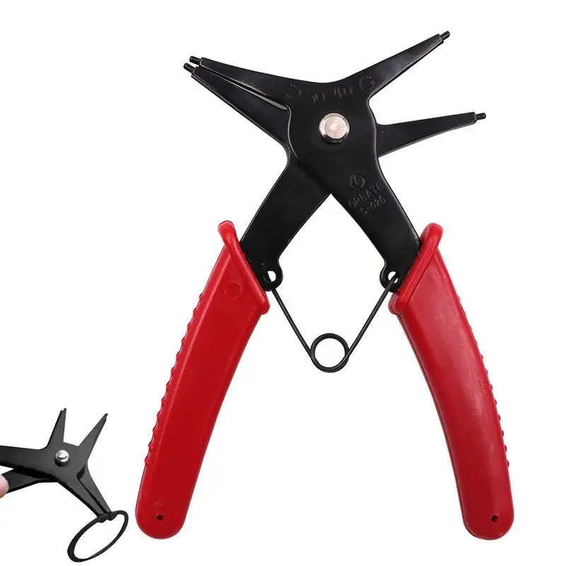 2 IN 1 Multifunctional Snap Ring Pliers Multi Tools Multi Crimp Tool Internal External Ring Remover Retaining Circlip Pliers