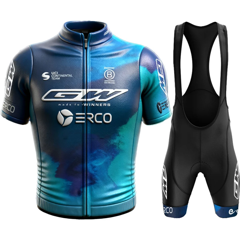 

Bicycle Jerseys Men Cycling GW - Erco Jersey Set Road Bike Uniform Sports 2026 Sportswear Men's Pants Blouse Summer Clothes Man