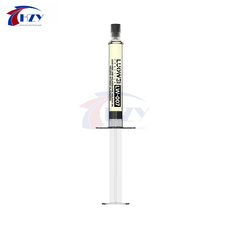 LUOWEI LW-007 LeadFree Halogen-Free Solder Flux Paste Non-Corrosive Syringe Type for Phone PCB Motherboard Soldering Repair Tool