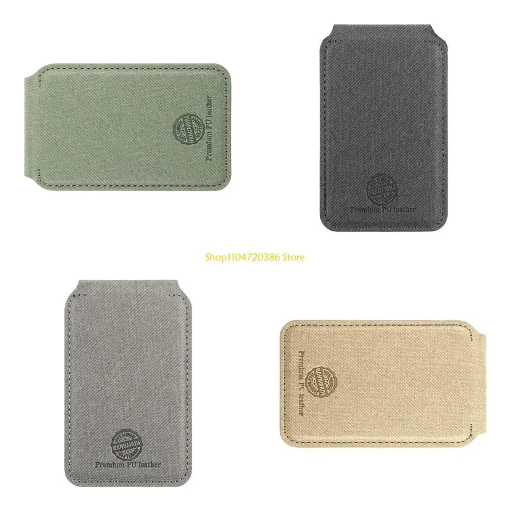 

K0EA Thin Phone Mount Multiple Position Phone Card Case PU Case for Cards Cash