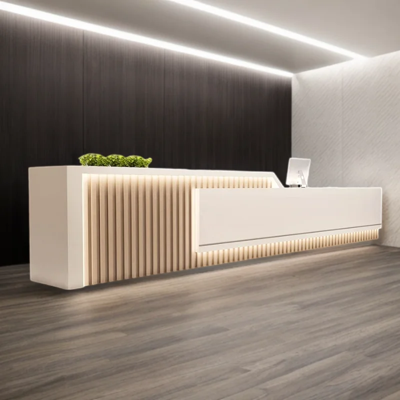 Customer Center Pulpito Atril Counter Desk Reception Desks Beauty Salon Front Tables Table De Office Business Entrance Counters