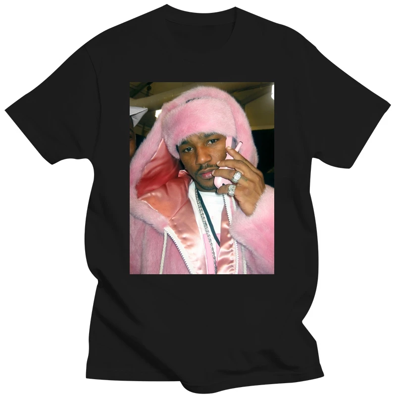 Camron Pink Fur T-Shirt - Dipset Diplomats - XS S M L XL XXL