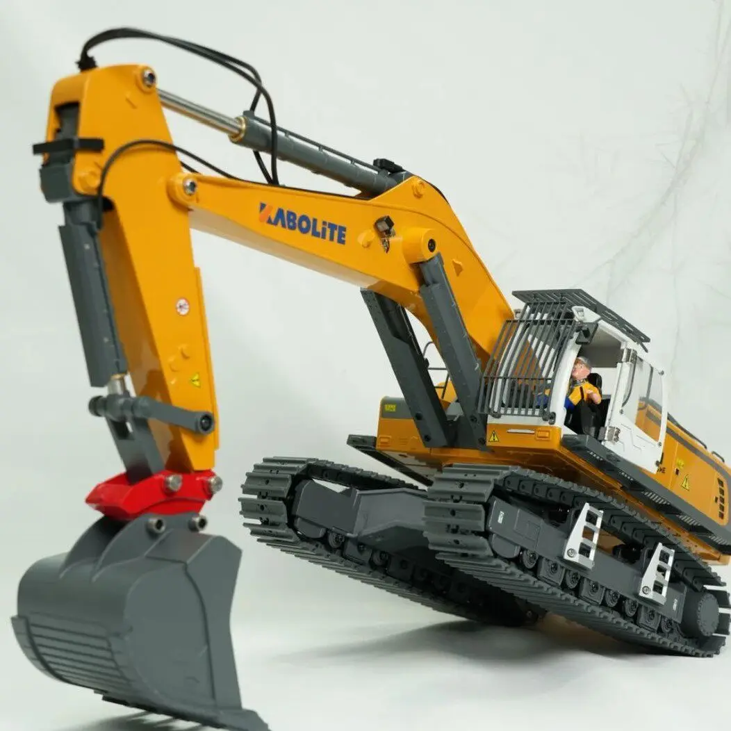 kabolite K5901 Excavator Model Toy Full Alloy Upgraded Edition Electric Cylinder Simulation Hydraulic Power Toy 599 Upgraded