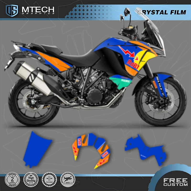 

DSMTECH Custom Motorcycle Graphics For KTM 2017 2018 2019 2020 ADV1290-R-S 17-20 ADV1290 Decals Stickers Kits 004