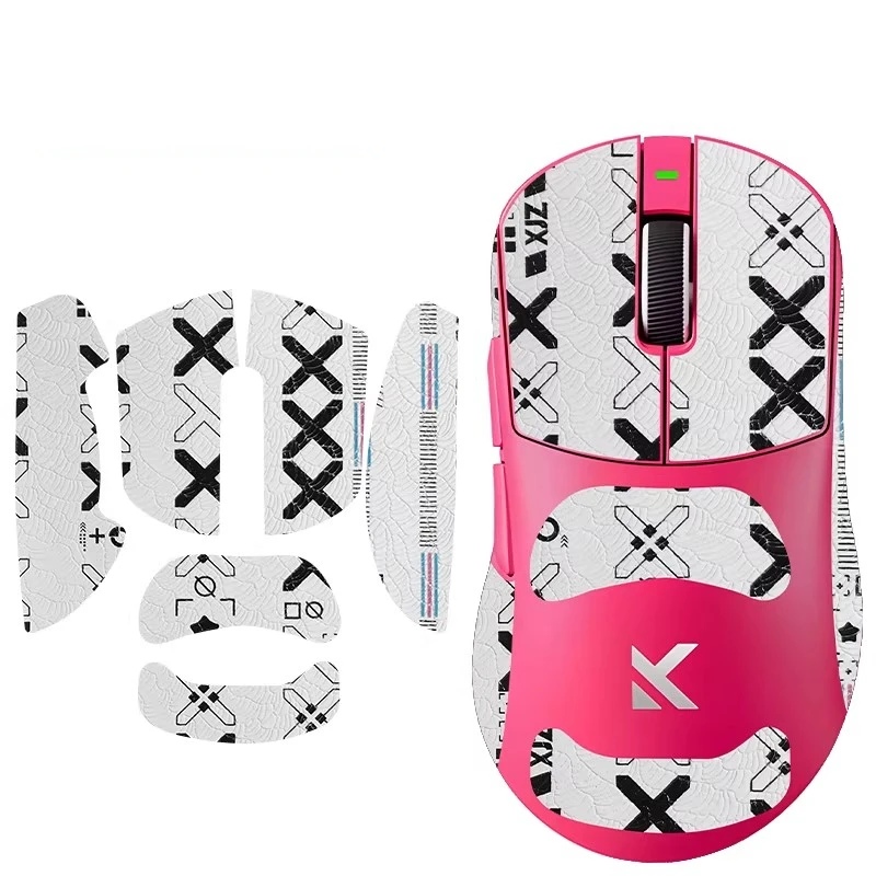1 Set Mouse Anti Slip Grip Sticker For MCHOSE A7 ULTRA RE Right Hand Ergonomic Mouse Non-Slip Anti Sweat Tape Dustproof Sticker
