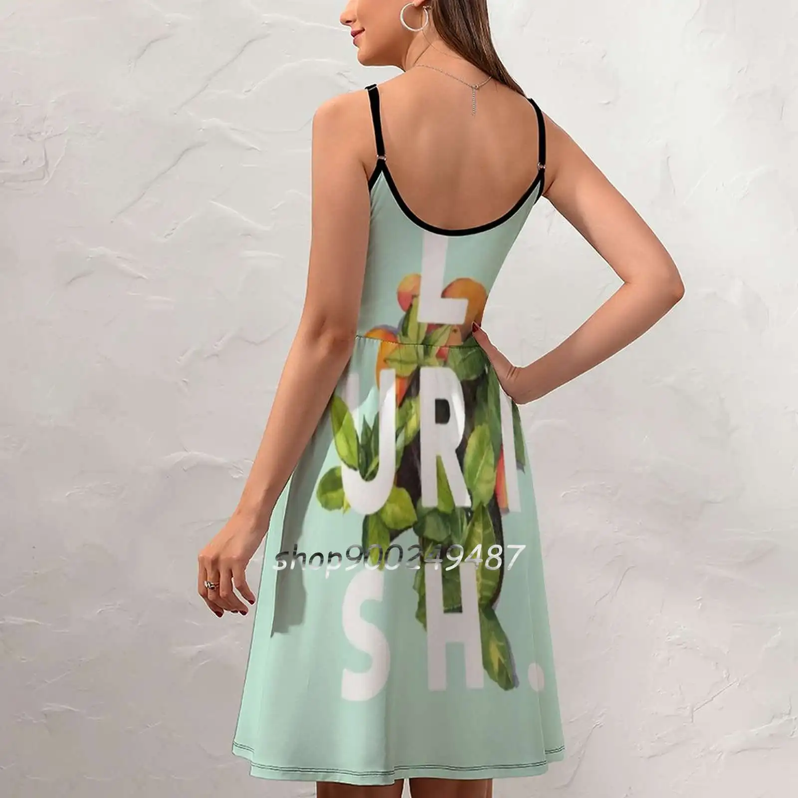 Flourish #Redbubble #Home #Designer #Tech #Lifestyle Sling Dress Sexy Dress Female High Waist Dresses For Women Typography