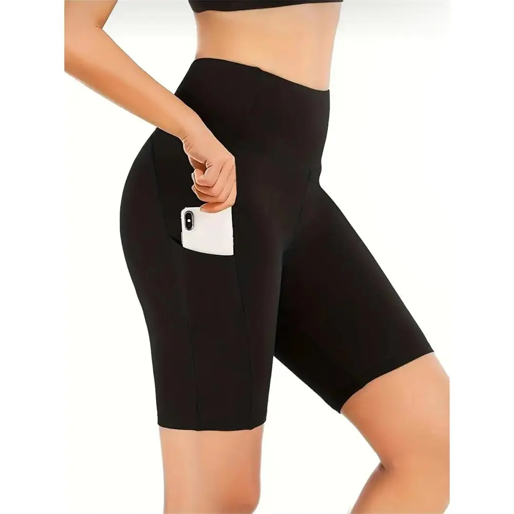 Peach Hip Shorts Casual Sports Shorts Medium Stretch Elasticity For Beach Vacation L Waist 70-78cm Hips 92cm Length 54cm