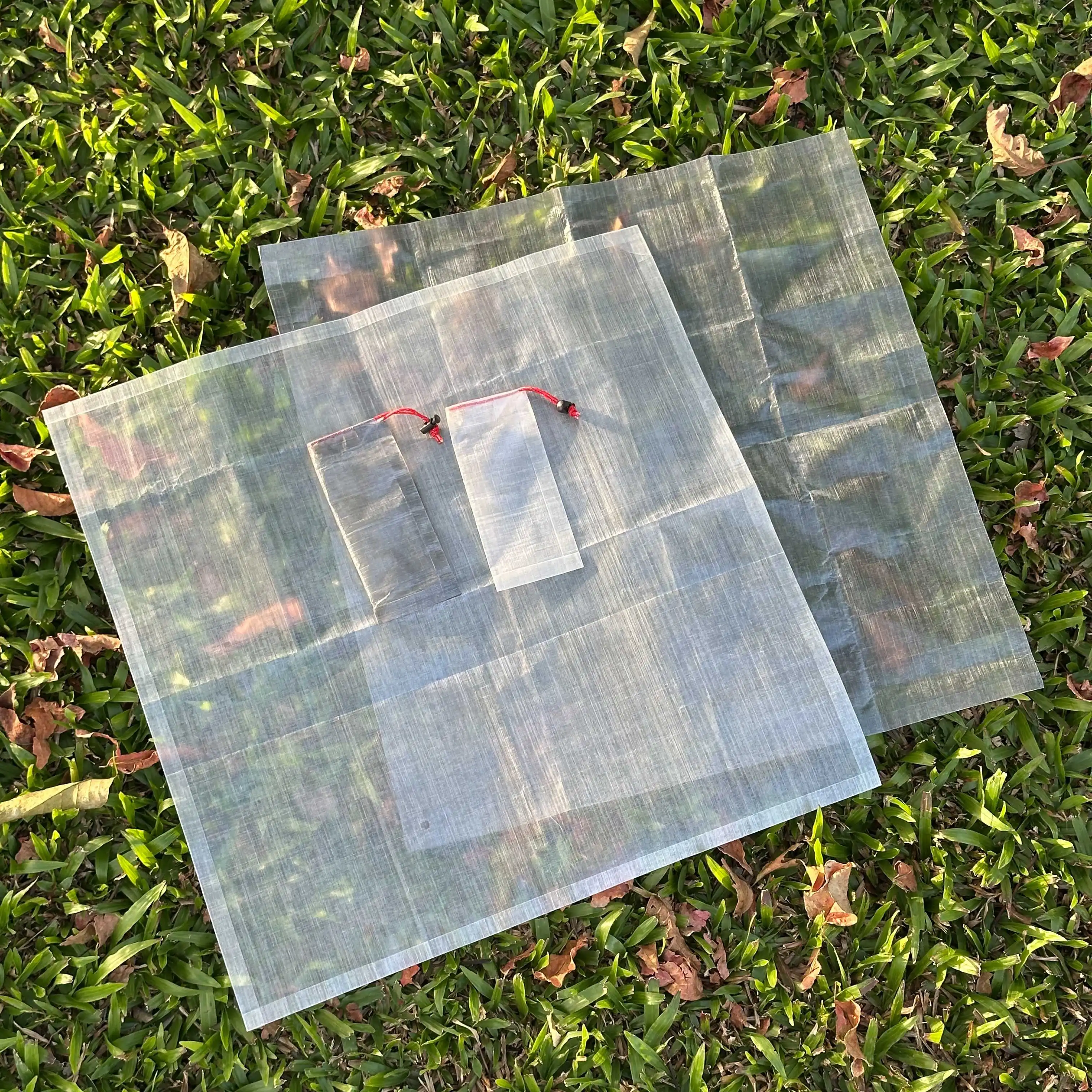 

Ultralight DCF Camping Mat 8g With Storage Bag 2g- Waterproof Picnic Blanket, Portable Travel Ground Pad For Hiking/Outdoor