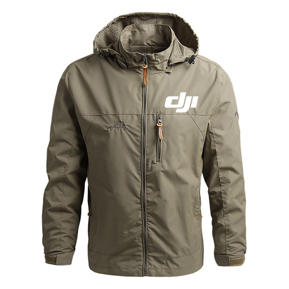 Dji Piloto Profissional Drone Blusão para Homens, Jaqueta Militar, Casacos Impermeáveis, Casaco de voo, Roupas com capuz, Inverno e Outono