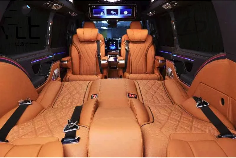 YLD Customized Color Full Interior Luxury Upgrade Kit for W447 Vito/V-Class with Easy Installation