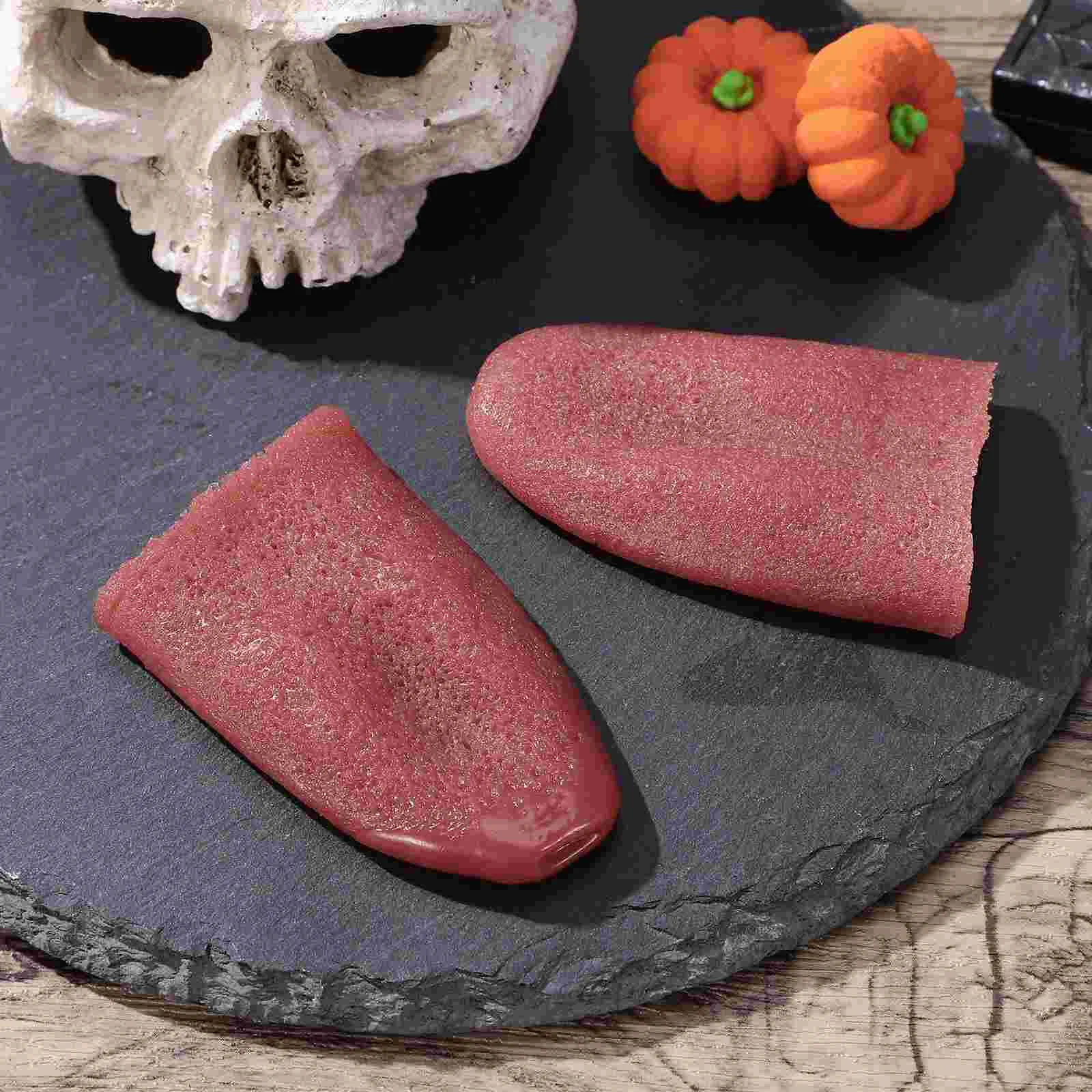 2 stuks Tricky Tong Prank Prop Halloween Decor Volwassen Fool's Day Speelgoed Party Kind