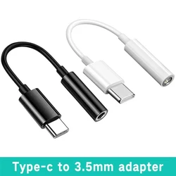 USB Type C to 3.5mm Aux Adapter Type-c 3.5mm Jack Audio Cable Connector Earphones Cable Audio Converter Headphones Accessories