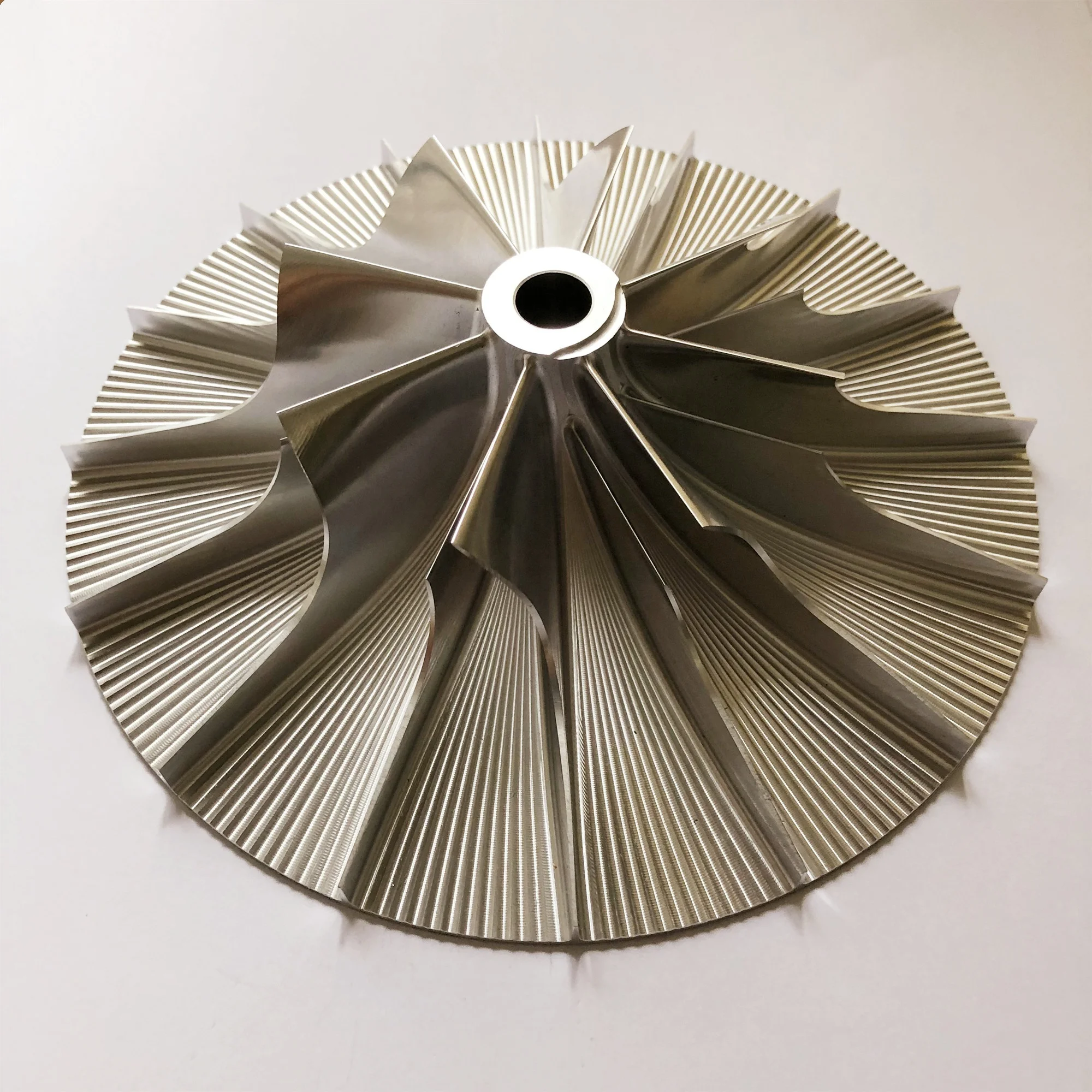Supercharger 8+8 Blades 76.90/145.90mm High Performance Turbo/milling/aluminum 2618/billet Compressor Wheel For Vortech - V2