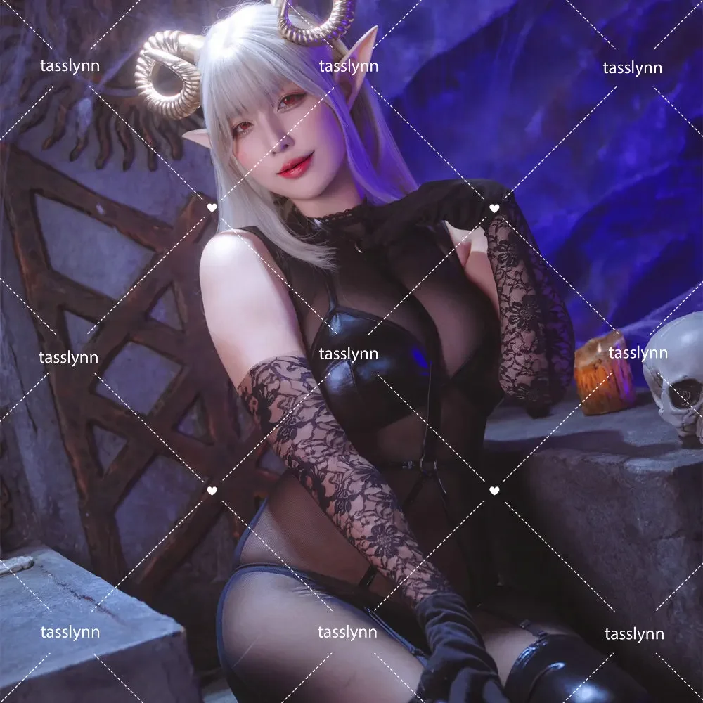 Anime Cosplay 2.5 Dimensional Seduction Mayuri Hanyu Cosplay Halloween Costumes for Women Mayura Succubus Bodysuit