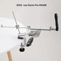 2025 RUIXIN Professional Fixed Angle Knife Sharpener Diamond Stone Knife Sharpening System Stainless Steel Metal Sharpening Kit