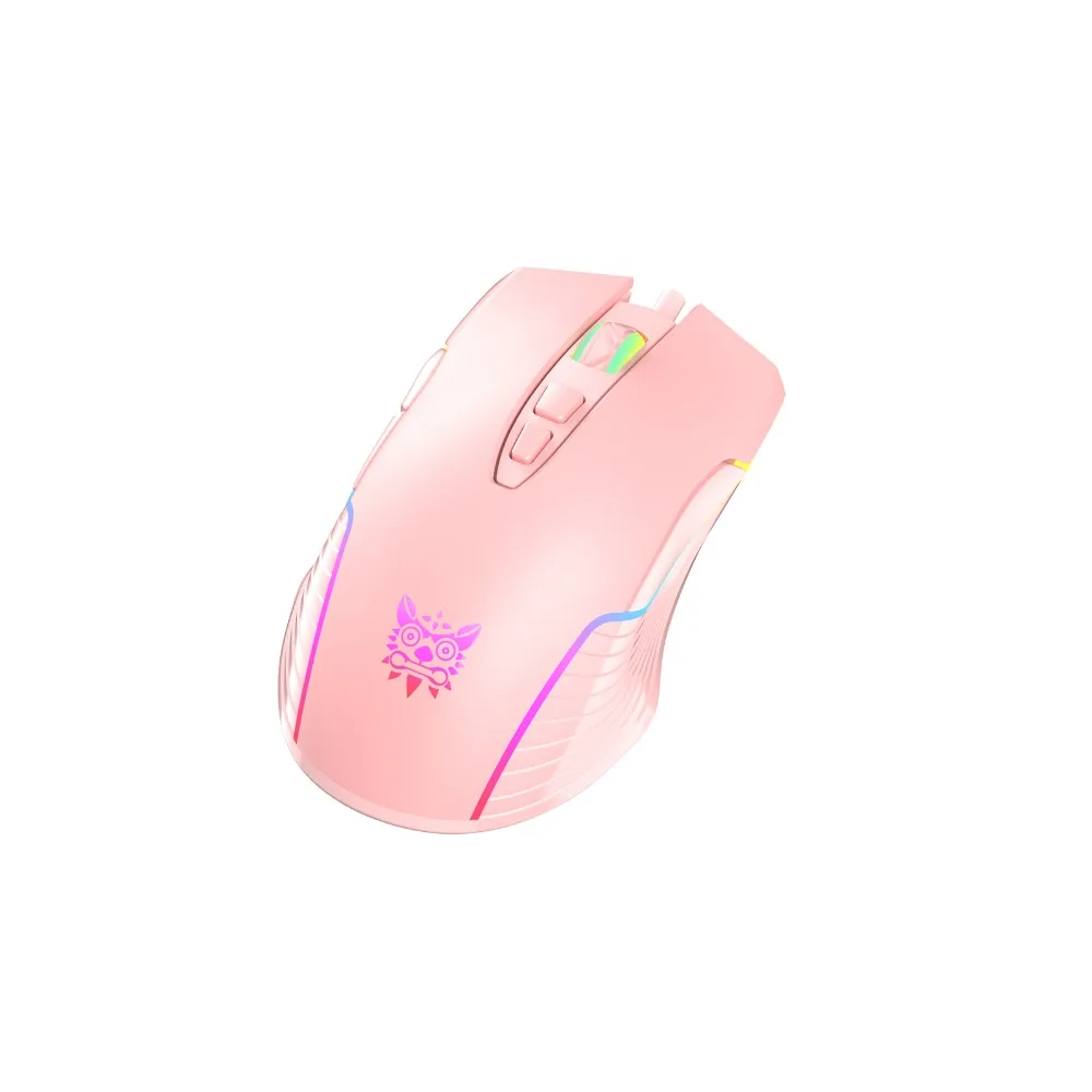 RGB LED Light CW905 Wired Gaming Mouse Adjustable 6400DPI 7 Buttons Optical Gaming Mouse USB Gaming Mouse for Office Work